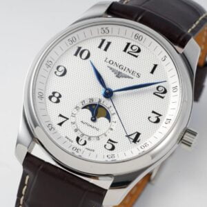 ĐỒNG HỒ LONGINES MASTER L2.909.4.78.3 REPLICA 11 DÂY DA MÀU NÂU APS 42MM 3 001814ba636bc47