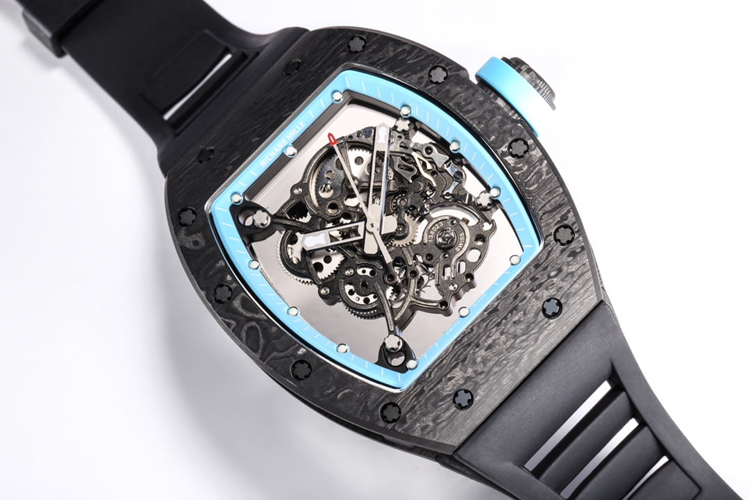 ĐỒNG HỒ RICHARD MILLE RM055 TOURBILLON REPLICA 11 CARBON NTPT BBR FACTORY 45MM ĐỒNG HỒ RICHARD MILLE RM055 TOURBILLON REPLICA 11 CARBON NTPT BBR FACTORY 45MM