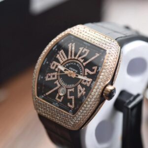FRANCK MULLER VANGUARD V45 SC DT REPLCA WATCHES RHINESTONE HOURS ROSE GOLD CASE ABF FACTORY 44MM 3 25855fb67239da0 11