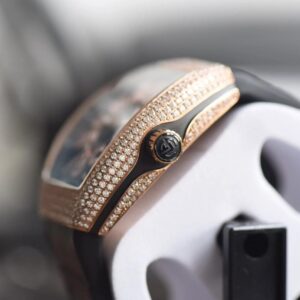 FRANCK MULLER VANGUARD V45 SC DT REPLCA WATCHES RHINESTONE HOURS ROSE GOLD CASE ABF FACTORY 44MM 4 25855fb67239da0 12