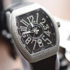 FRANCK MULLER V45 SC DT COPIES WATCHES BLACK DIAL RHINESTONE CASE ABF FACTORY 44MM 2 25855fb67239da0 18