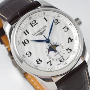 ĐỒNG HỒ LONGINES MASTER L2.909.4.78.3 REPLICA 11 DÂY DA MÀU NÂU APS 42MM 2 3aa29c45baa38f9