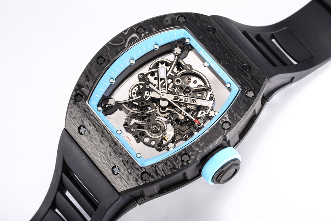 ĐỒNG HỒ RICHARD MILLE RM055 TOURBILLON REPLICA 11 CARBON NTPT BBR FACTORY 45MM ĐỒNG HỒ RICHARD MILLE RM055 TOURBILLON REPLICA 11 CARBON NTPT BBR FACTORY 45MM
