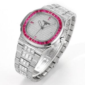 PATEK PHILIPPE NAUTILUS 5719/10G REPLICA WATCHES RHINESTONE RUBY GEM MS FACTORY 40MM 1 5c51d4650241d93