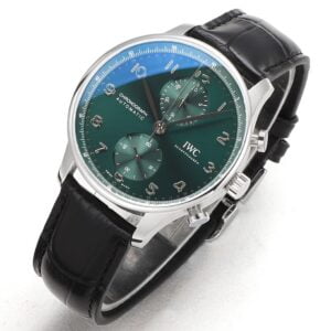 ĐỒNG HỒ IWC SCHAFFHAUSEN PORTUGIESER CHRONOGRAPH IW371615 REPLICA 11 MẶT XANH V6S 40MM 1 ĐỒNG HỒ IWC SCHAFFHAUSEN PORTUGIESER CHRONOGRAPH IW371615 REPLICA 11 MẶT XANH V6S 40MM