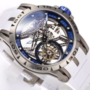 ĐỒNG HỒ ROGER DUBUIS EXCALIBUR TOURBILLON RDDBEX0546 MÀU TRẮNG REP 11 BBR 45MM 1 08199932bd53bbb