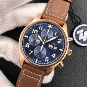 ĐỒNG HỒ IWC PILOT’S IW377721CHRONOGRAPH REPLICA 11 NAM DÂY DA MÀU NÂU ZF FACTORY 41MM 2 ĐỒNG HỒ IWC PILOT’S IW377721CHRONOGRAPH REPLICA 11 NAM DÂY DA MÀU NÂU ZF FACTORY 41MM