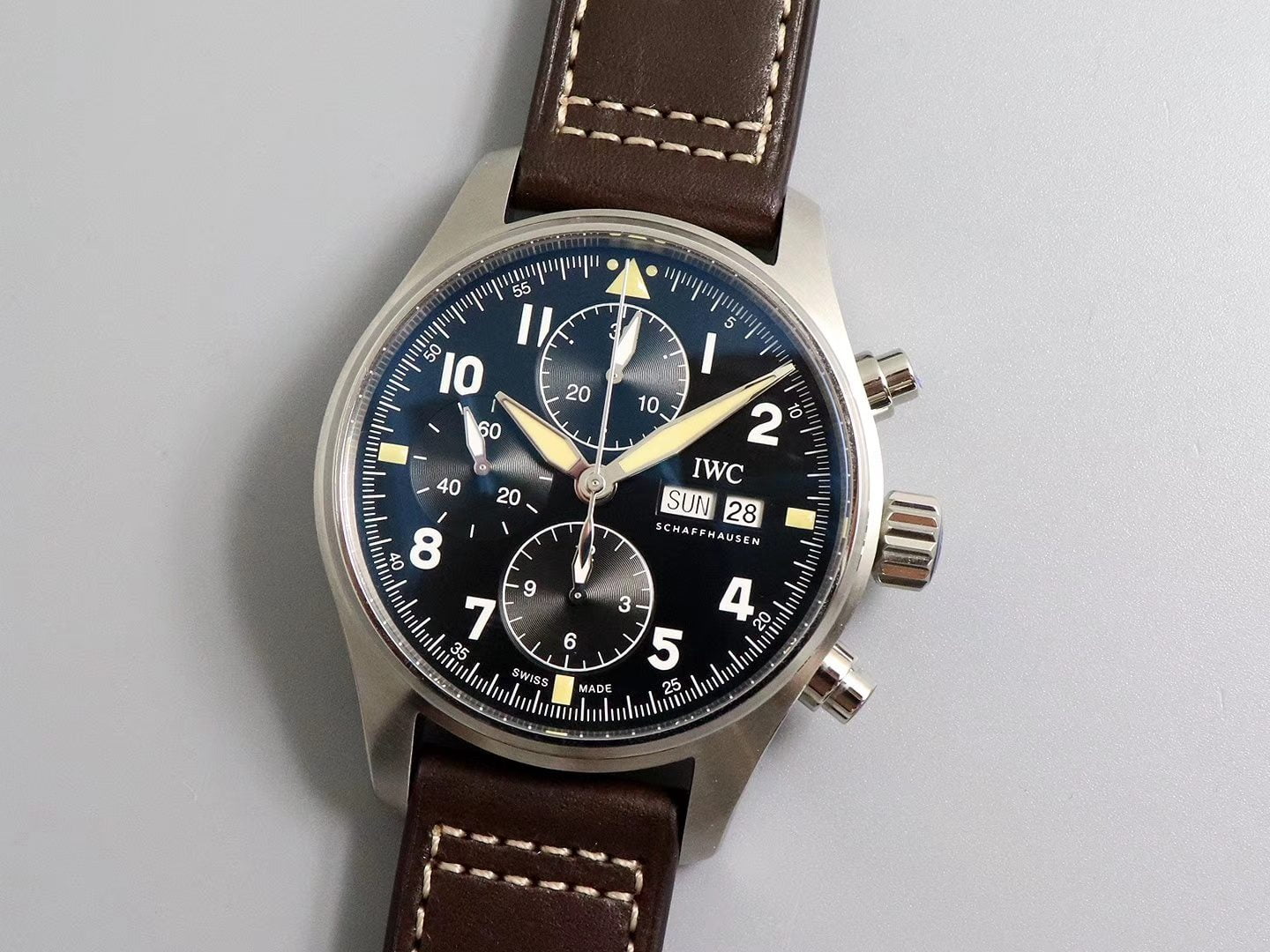 ĐỒNG HỒ IWC PILOT’S IW387903 CHRONOGRAPH SPITFIRE REPLICA 11 ZF FACTORY 41MM ĐỒNG HỒ IWC PILOT’S IW387903 CHRONOGRAPH SPITFIRE REPLICA 11 ZF FACTORY 41MM