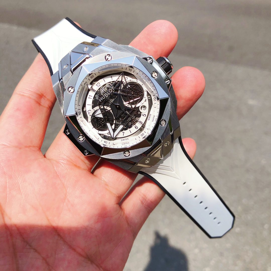 ĐỒNG HỒ HUBLOT BIG BANG UNICO SANG BLEU II TITANIUM REPLICA CAO CẤP HB FACTORY 45MM ĐỒNG HỒ HUBLOT BIG BANG UNICO SANG BLEU II TITANIUM REPLICA CAO CẤP HB FACTORY 45MM