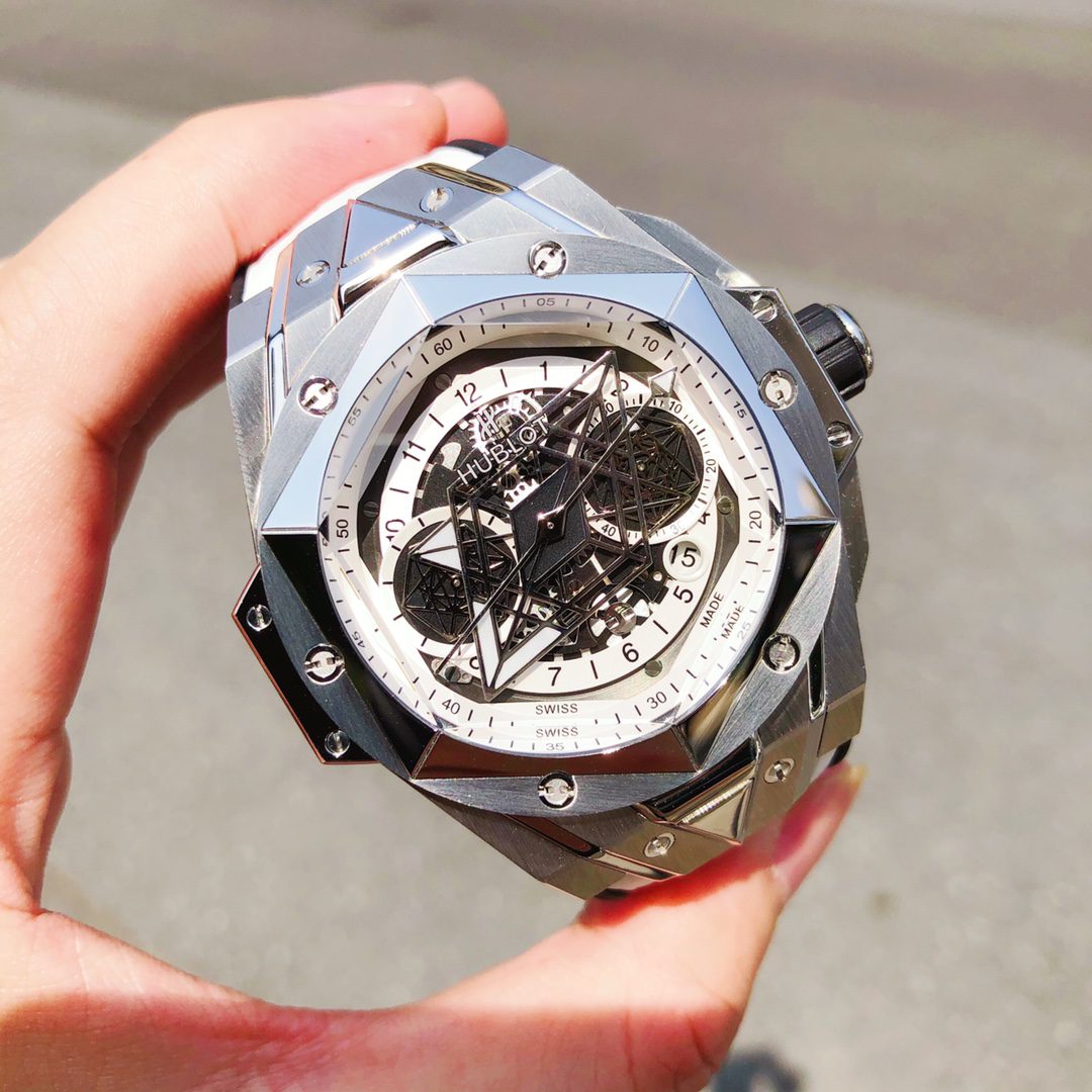 ĐỒNG HỒ HUBLOT BIG BANG UNICO SANG BLEU II TITANIUM REPLICA CAO CẤP HB FACTORY 45MM ĐỒNG HỒ HUBLOT BIG BANG UNICO SANG BLEU II TITANIUM REPLICA CAO CẤP HB FACTORY 45MM