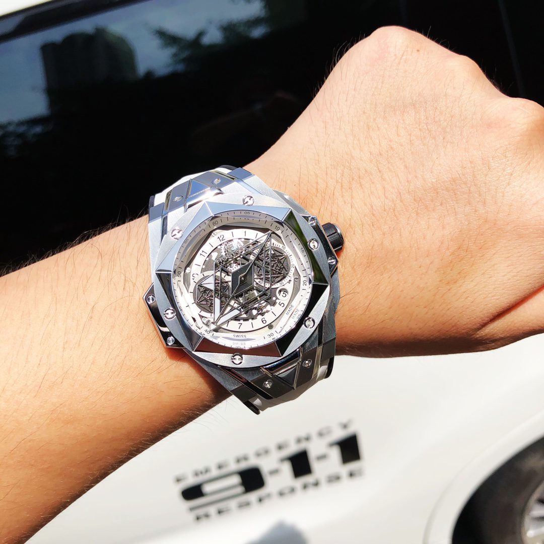 ĐỒNG HỒ HUBLOT BIG BANG UNICO SANG BLEU II TITANIUM REPLICA CAO CẤP HB FACTORY 45MM ĐỒNG HỒ HUBLOT BIG BANG UNICO SANG BLEU II TITANIUM REPLICA CAO CẤP HB FACTORY 45MM