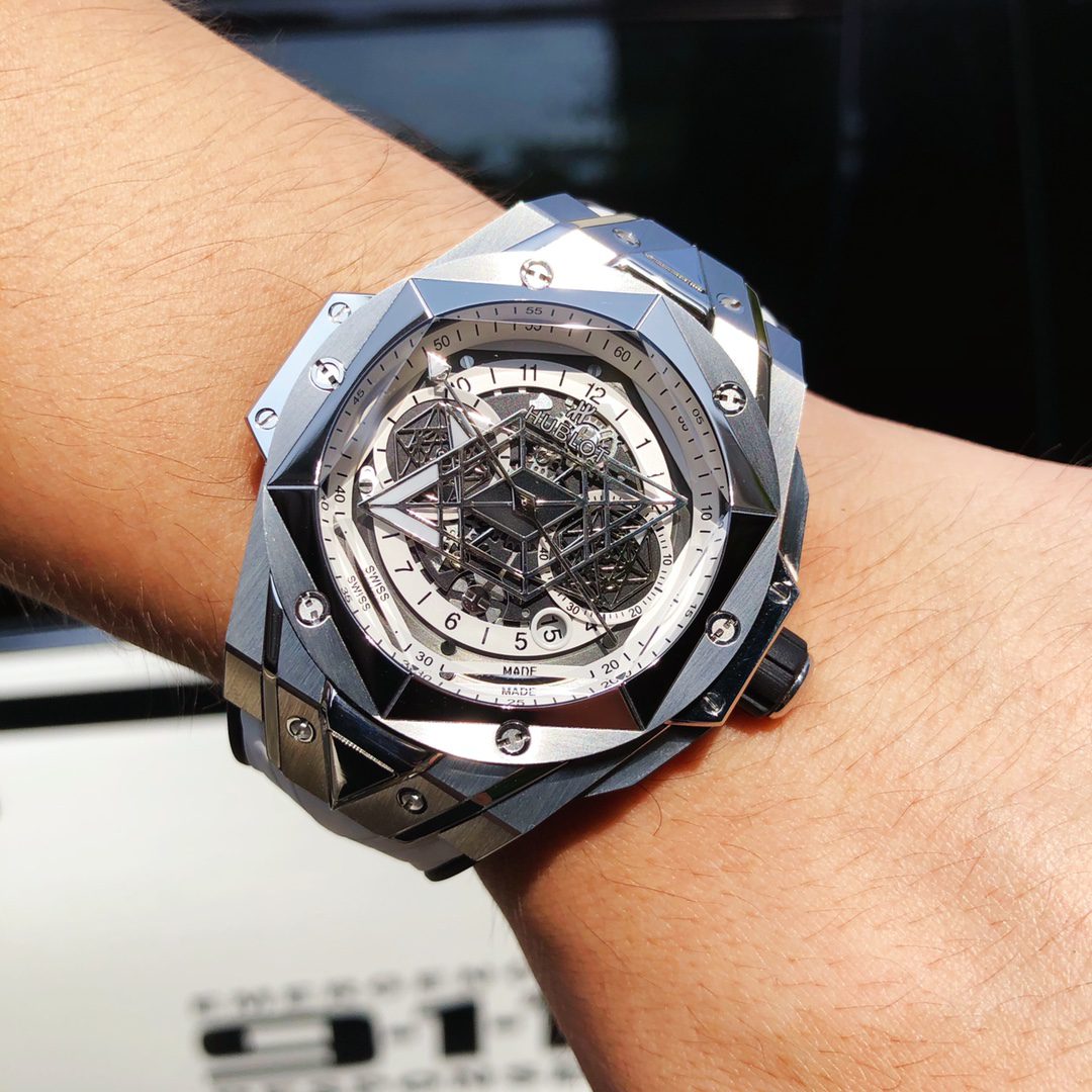ĐỒNG HỒ HUBLOT BIG BANG UNICO SANG BLEU II TITANIUM REPLICA CAO CẤP HB FACTORY 45MM ĐỒNG HỒ HUBLOT BIG BANG UNICO SANG BLEU II TITANIUM REPLICA CAO CẤP HB FACTORY 45MM