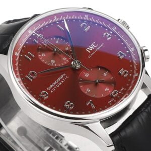 ĐỒNG HỒ IWC SCHAFFHAUSEN PORTUGIESER CHRONOGRAPH IW371616 REPLICA 11 DÂY DA V6S 40MM 3 ĐỒNG HỒ IWC SCHAFFHAUSEN PORTUGIESER CHRONOGRAPH IW371616 REPLICA 11 DÂY DA V6S 40MM