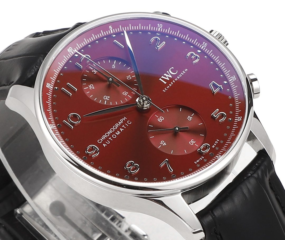 ĐỒNG HỒ IWC SCHAFFHAUSEN PORTUGIESER CHRONOGRAPH IW371616 REPLICA 11 DÂY DA V6S 40MM ĐỒNG HỒ IWC SCHAFFHAUSEN PORTUGIESER CHRONOGRAPH IW371616 REPLICA 11 DÂY DA V6S 40MM