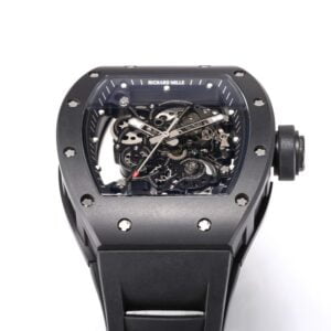 ĐỒNG HỒ RICHARD MILLE RM055 TOURBILLON GỐM MÀU ĐEN REPLICA CAO CẤP BBR 45MM 3 35a1cd68a014f03