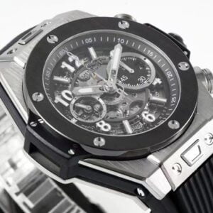 ĐỒNG HỒ HUBLOT BIG BANG UNICO TITANIUM REPLICA 11 DÂY CAO SU MÀU ĐEN ZF 44MM 2 ĐỒNG HỒ HUBLOT BIG BANG UNICO TITANIUM REPLICA 11 DÂY CAO SU MÀU ĐEN ZF 44MM