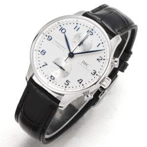 ĐỒNG HỒ IWC SCHAFFHAUSEN PORTUGIESER REPLICA CAO CẤP KIM XANH V6S FACTORY 40MM 1 ĐỒNG HỒ IWC SCHAFFHAUSEN PORTUGIESER REPLICA CAO CẤP KIM XANH V6S FACTORY 40MM