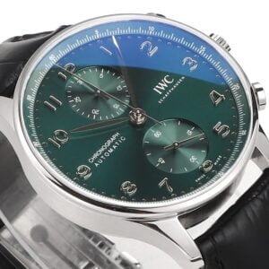 ĐỒNG HỒ IWC SCHAFFHAUSEN PORTUGIESER CHRONOGRAPH IW371615 REPLICA 11 MẶT XANH V6S 40MM 3 ĐỒNG HỒ IWC SCHAFFHAUSEN PORTUGIESER CHRONOGRAPH IW371615 REPLICA 11 MẶT XANH V6S 40MM