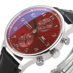 ĐỒNG HỒ IWC SCHAFFHAUSEN PORTUGIESER CHRONOGRAPH IW371616 REPLICA 11 DÂY DA V6S 40MM 2 ĐỒNG HỒ IWC SCHAFFHAUSEN PORTUGIESER CHRONOGRAPH IW371616 REPLICA 11 DÂY DA V6S 40MM