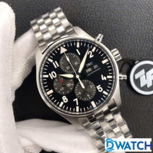 ĐỒNG HỒ IWC PILOT’S IW377710 CHRONOGRAPH REPLICA 11 NAM DÂY KIM LOẠI ZF 41MM 1 ĐỒNG HỒ IWC PILOT’S IW377710 CHRONOGRAPH REPLICA 11 NAM DÂY KIM LOẠI ZF 41MM