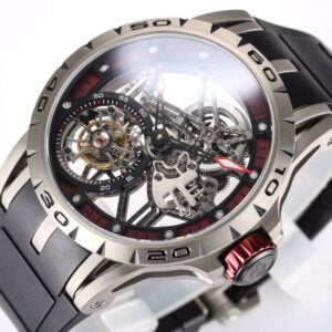 ĐỒNG HỒ ROGER DUBUIS EXCALIBUR TOURBILLON RDDBEX0454 MÀU ĐEN REPLICA 11 BBR 45MM 1 94f6e51e9f1455b