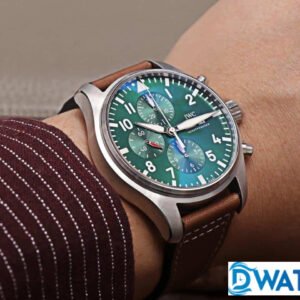 ĐỒNG HỒ IWC PILOT’S IW377726 CHRONOGRAPH REPLICA 11 MẶT XANH LÁ CÂY ZF FACTORY 41MM 9 ĐỒNG HỒ IWC PILOT’S IW377726 CHRONOGRAPH REPLICA 11 MẶT XANH LÁ CÂY ZF FACTORY 41MM