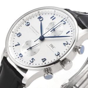 ĐỒNG HỒ IWC SCHAFFHAUSEN PORTUGIESER REPLICA CAO CẤP KIM XANH V6S FACTORY 40MM 4 ĐỒNG HỒ IWC SCHAFFHAUSEN PORTUGIESER REPLICA CAO CẤP KIM XANH V6S FACTORY 40MM