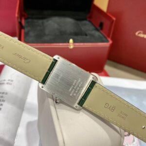 ĐỒNG HỒ CARTIER TANK MUST DE CARTIER REPLICA 11 NỮ MÀU XANH LÁ CÂY DR 25x34MM 5 b20f31f9b1841e7 59
