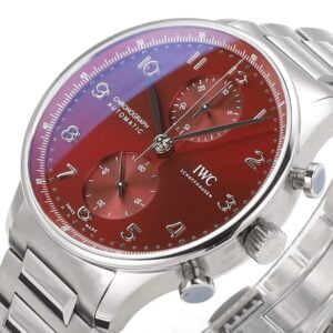 ĐỒNG HỒ IWC SCHAFFHAUSEN PORTUGIESER IW371616 REPLICA 11 MẶT MÀU ĐỎ V6S 40MM 3 c1fc3c98effc8c4