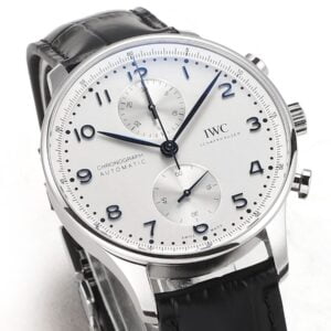 ĐỒNG HỒ IWC SCHAFFHAUSEN PORTUGIESER REPLICA CAO CẤP KIM XANH V6S FACTORY 40MM 2 ĐỒNG HỒ IWC SCHAFFHAUSEN PORTUGIESER REPLICA CAO CẤP KIM XANH V6S FACTORY 40MM