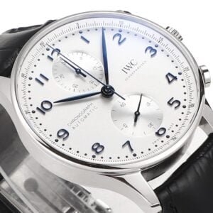 ĐỒNG HỒ IWC SCHAFFHAUSEN PORTUGIESER REPLICA CAO CẤP KIM XANH V6S FACTORY 40MM 3 ĐỒNG HỒ IWC SCHAFFHAUSEN PORTUGIESER REPLICA CAO CẤP KIM XANH V6S FACTORY 40MM