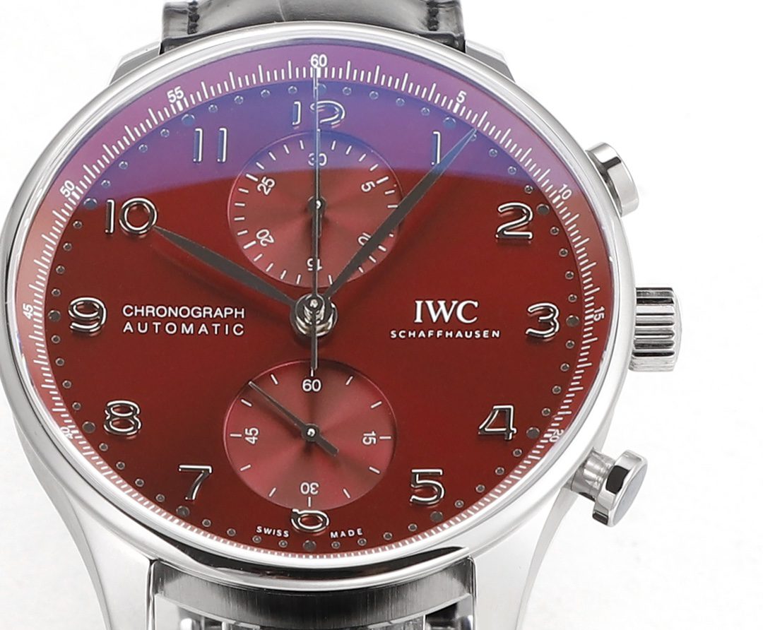 ĐỒNG HỒ IWC SCHAFFHAUSEN PORTUGIESER CHRONOGRAPH IW371616 REPLICA 11 DÂY DA V6S 40MM ĐỒNG HỒ IWC SCHAFFHAUSEN PORTUGIESER CHRONOGRAPH IW371616 REPLICA 11 DÂY DA V6S 40MM