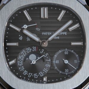 PATEK PHILIPPE NAUTILUS 5712 BEST COPIES WATCHES BLACK GREY DIAL LEATHER STRAP GR FACTORY 40MM 3 i1654607757 4060 3
