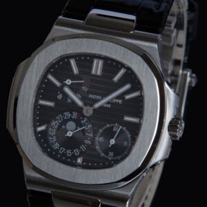 PATEK PHILIPPE NAUTILUS 5712 BEST COPIES WATCHES BLACK GREY DIAL LEATHER STRAP GR FACTORY 40MM 2 i1654607757 7375 2