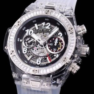 ĐỒNG HỒ HUBLOT BIG BANG 411.JX.1170.RX DÂY “TRONG SUỐT” REPLICA 11 THỤY SỸ 45MM 6 20210823145507293