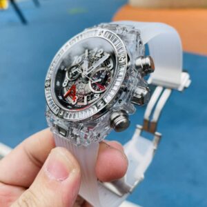 ĐỒNG HỒ HUBLOT BIG BANG 411.JX.1170.RX DÂY “TRONG SUỐT” REPLICA 11 THỤY SỸ 45MM 1 20210823145529720