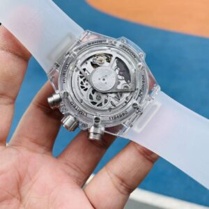 ĐỒNG HỒ HUBLOT BIG BANG 411.JX.1170.RX DÂY “TRONG SUỐT” REPLICA 11 THỤY SỸ 45MM 2 20210823145557230