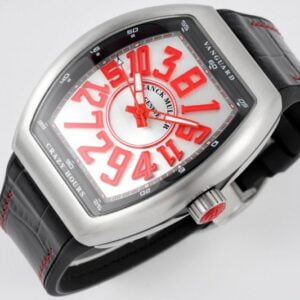 FRANCK MULLER V45 CRAZY HOURS LUXURY REPLICA WATCH RED HOURS STAINLESS STEEL ABF FACTORY 44MM 2 50deee99939ac4f 11