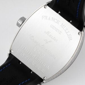 FRANCK MULLER VANGUARD V45 CRAZY HOURS REPLICA WATCHES RHINESTONE CASE BLUE HOURS 44MM 7 50deee99939ac4f 115