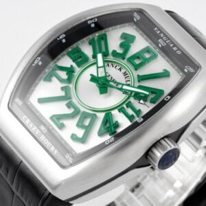 FRANCK MULLER V45 CRAZY HOURS BEST COPIES WATCH GREEN HOUR STAINLESS STEEL ABF FACTORY 44MM 3 50deee99939ac4f 30