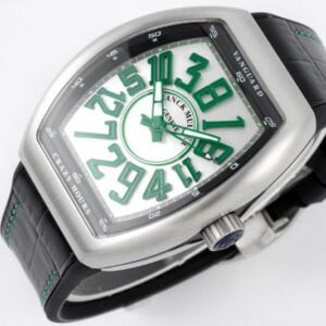 FRANCK MULLER V45 CRAZY HOURS BEST COPIES WATCH GREEN HOUR STAINLESS STEEL ABF FACTORY 44MM 6 50deee99939ac4f 33
