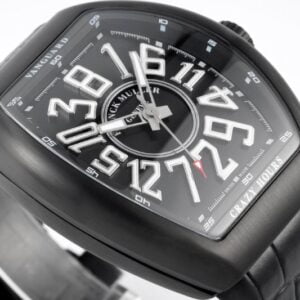 FRANCK MULLER VANGUARD V45 CRAZY HOURS BEST COPIES WATCHES ALL BLACK ABF FACTORY 44MM 1 50deee99939ac4f 82
