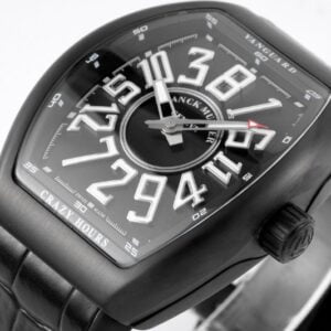 FRANCK MULLER VANGUARD V45 CRAZY HOURS BEST COPIES WATCHES ALL BLACK ABF FACTORY 44MM 3 50deee99939ac4f 84