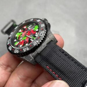 ĐỒNG HỒ ROLEX DIW SUBMARINER FULL CARBON MÀU ĐỎ XANH VS FACTORY 40MM 1 8be78a93f321159