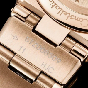 ĐỒNG HỒ NỮ OMEGA CONSTELLATION MẶT TRẮNG DÂY HỒNG REPLICA 25MM 5 dong ho nu omega constellation mat trang day hong replica 25mm 6