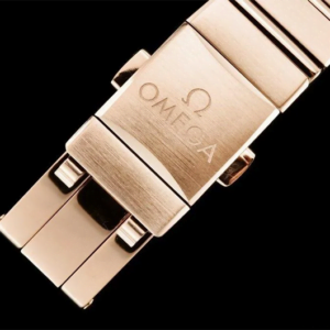 ĐỒNG HỒ NỮ OMEGA CONSTELLATION MẶT TRẮNG DÂY HỒNG REPLICA 25MM 7 dong ho nu omega constellation mat trang day hong replica 25mm 8