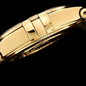 ĐỒNG HỒ NỮ OMEGA CONSTELLATION MẶT TRẮNG DÂY VÀNG REPLICA 25MM 2 dong ho nu omega constellation mat trang day vang replica 25mm 3