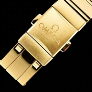 ĐỒNG HỒ NỮ OMEGA CONSTELLATION MẶT TRẮNG DÂY VÀNG REPLICA 25MM 6 dong ho nu omega constellation mat trang day vang replica 25mm 7
