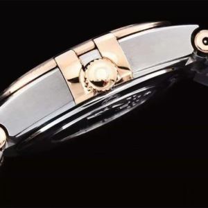 ĐỒNG HỒ NỮ OMEGA CONSTELLATION MẶT XANH DÂY THÉP REPLICA CAO CẤP 25MM 3 dong ho nu omega constellation mat xanh day thep replica 25mm 4