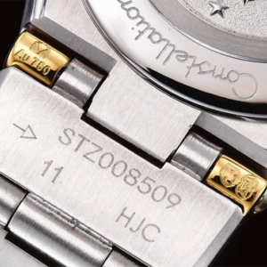 ĐỒNG HỒ NỮ OMEGA CONSTELLATION MẶT XANH DÂY TRẮNG REPLICA 25MM 4 dong ho nu omega constellation mat xanh day trang replica 25mm 6